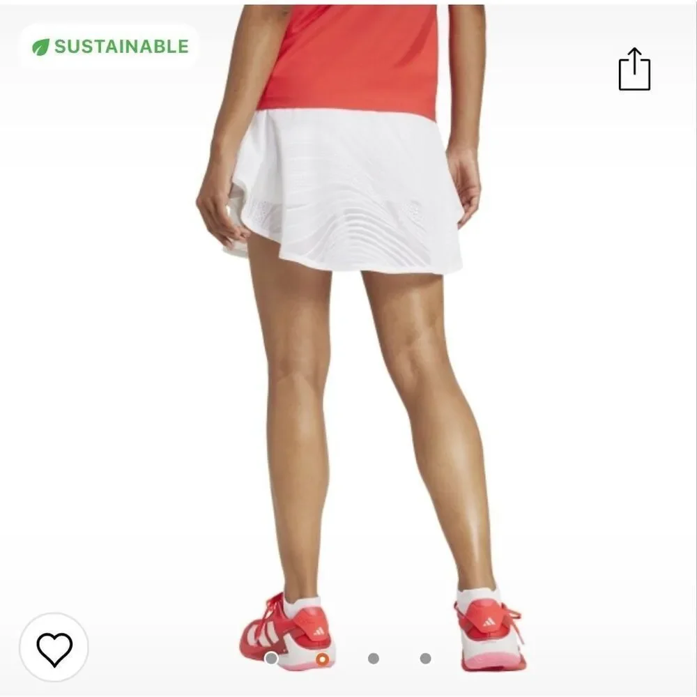 Adidas White Pro Climacool Tennis Skirt sz XL NWOT